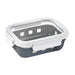 Combo boite rectangulaire en verre+couv transparent+protection silicone 17 cm x 12,5 cm H 5,3 cm - 24 unités