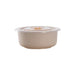 Huskly bol reutilisable en composite beige avec couvercle PP 300ml - 40 unités