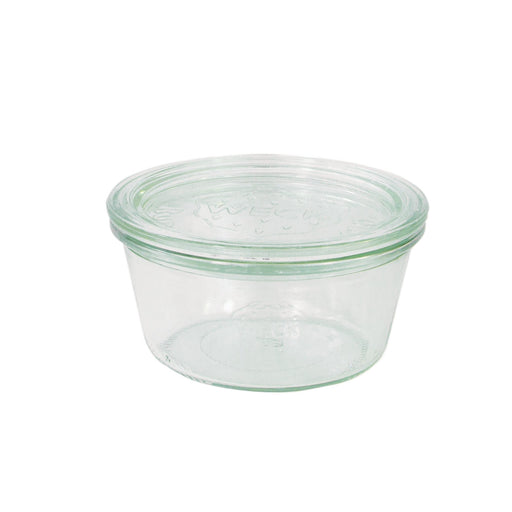 Bocal verre weck avec couvercle en verre 290ml  110x58mm - 6 unités