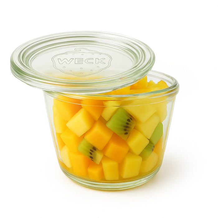 Bocal weck avec couvercle en verre 200ml  90x60mm - 12 unités