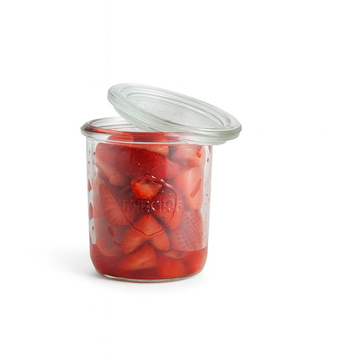 Bocal Bokocook en verre Weck avec couvercle en verre 140ml Ø60mm, 12pcs