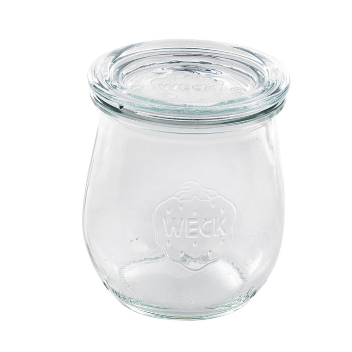 Bocal Bokocook en verre Weck avec couvercle en verre 200ml Ø 8 cm - 12 unités