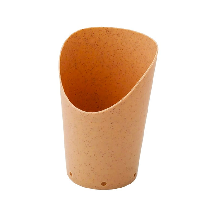 Etui à Wrap réutilisable couleur Kraft 6 trous de ventilation Ø 8 cm H 11,8 cm - 10 unités