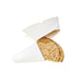 Boîte à crêpe triangulaire carton blanc 27 x 23 cm - 50 unités