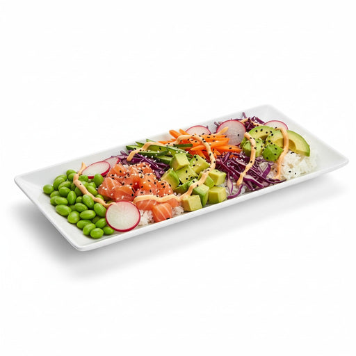 Assiette pulpe rectangulaire "Bionchic" 270x90mm - 4 Pcs