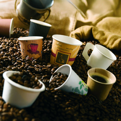 Gobelet carton PLA "Nature Cup" - 340 ml - Ø 9 cm - H 10,8 cm - 6 unités