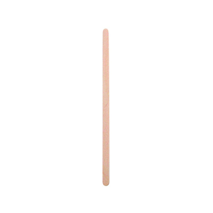 Spatule à café 11 cm bois à bouts arrondis - 50 unités