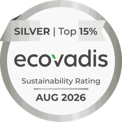 EcoVadis Argent - Top 15 % - août 2026