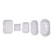 Assiette creuse ovale en carton laminé blanc Par 250 unités L: 15 cm x l: 12 cm x H: 2 cm x P: 6,9 g