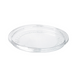 Couvercle PET transparent rentrant Diam: 11,7 cm 11,6 cm - 50 unitÃ©s
