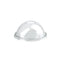 Couvercle PET transparent dôme avec trou - Ø 9,6 cm - H 4 cm - Compatible avec 210GKP551, 210GKP651, 210GKTP390, 210POC270N - 100 unités