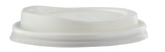 Couvercle Cpla Dôme Blanc Avec Bec Par 50 unités L: 8 cm  H: 1,9 cm