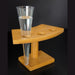 Flûte sans pied ou verre conique avec support design