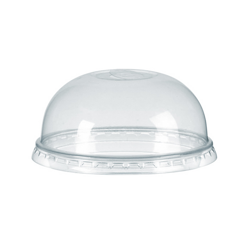 Couvercle dôme transparent en plastique PLA avec trou croisillon