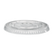 Couvercle PET transparent plat avec croisillon - Ø 7,7 cm - Compatible avec 210GKP251, 210GKP301, 210GKP351 - 50 unités